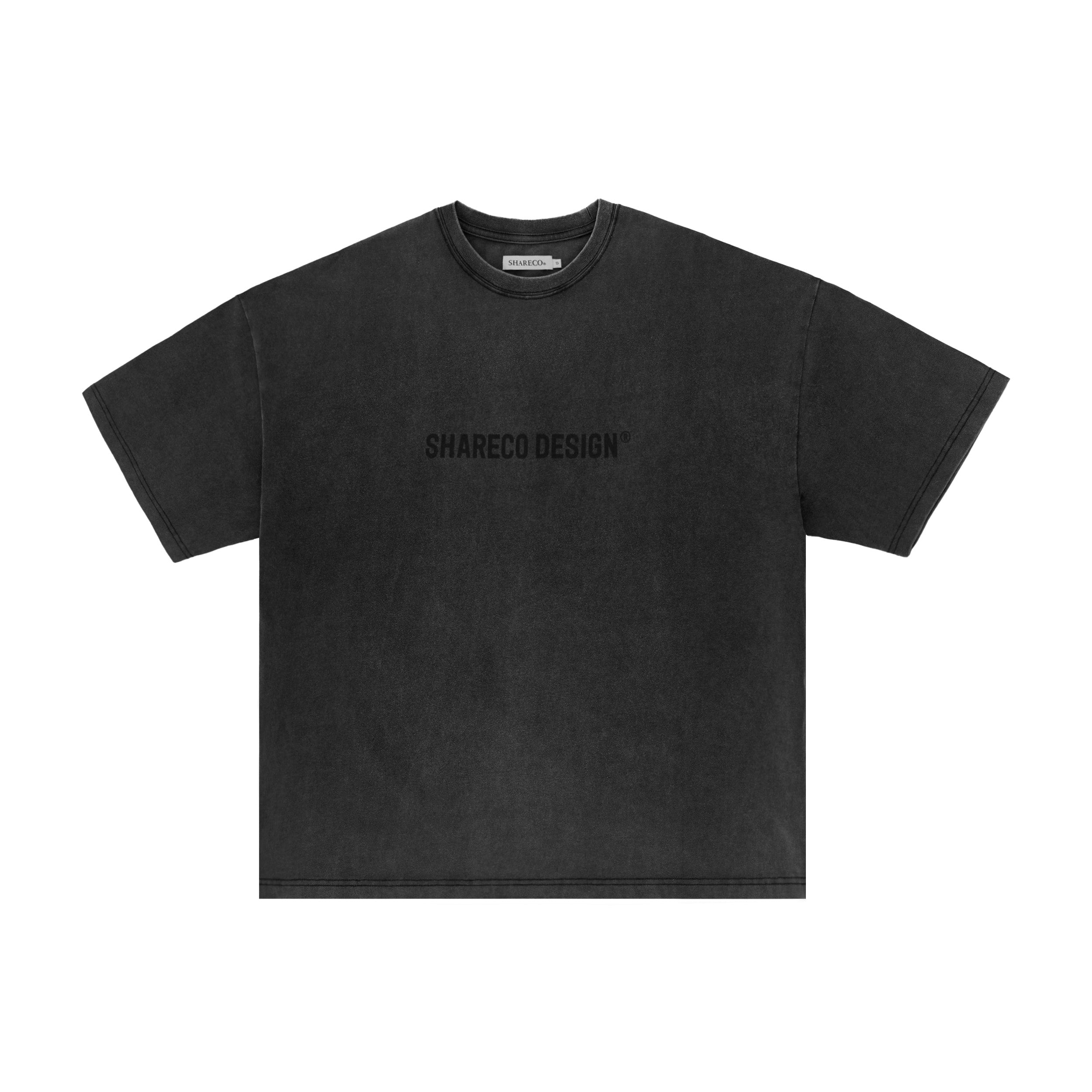 HEAVY WASHED LOGO TEE 水洗 LOGO 短 TEE (八月下旬依訂單順序出貨,現在下訂 優先寄出) - SHARECO DESIGN