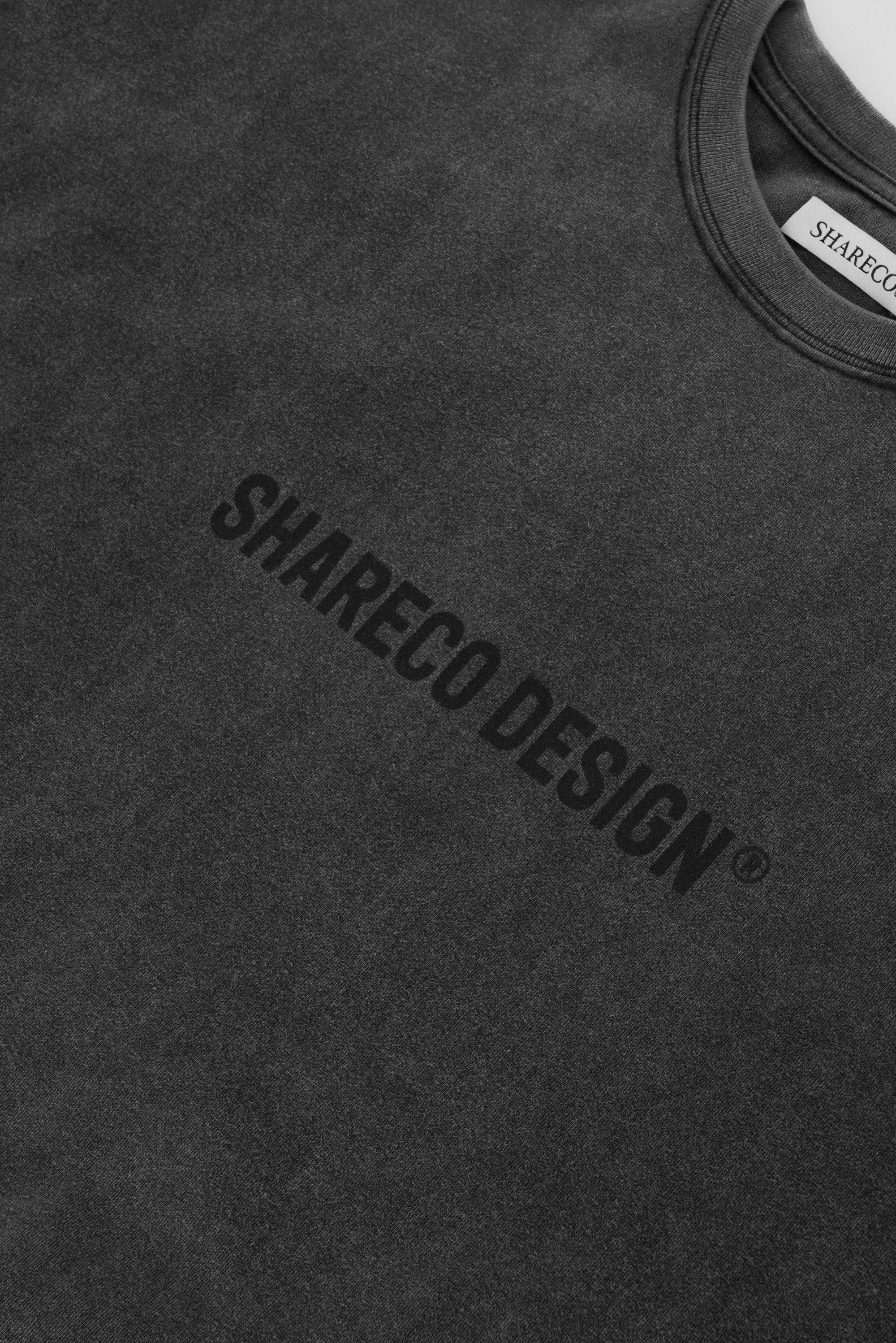 HEAVY WASHED LOGO TEE 水洗 LOGO 短 TEE (八月下旬依訂單順序出貨,現在下訂 優先寄出) - SHARECO DESIGN