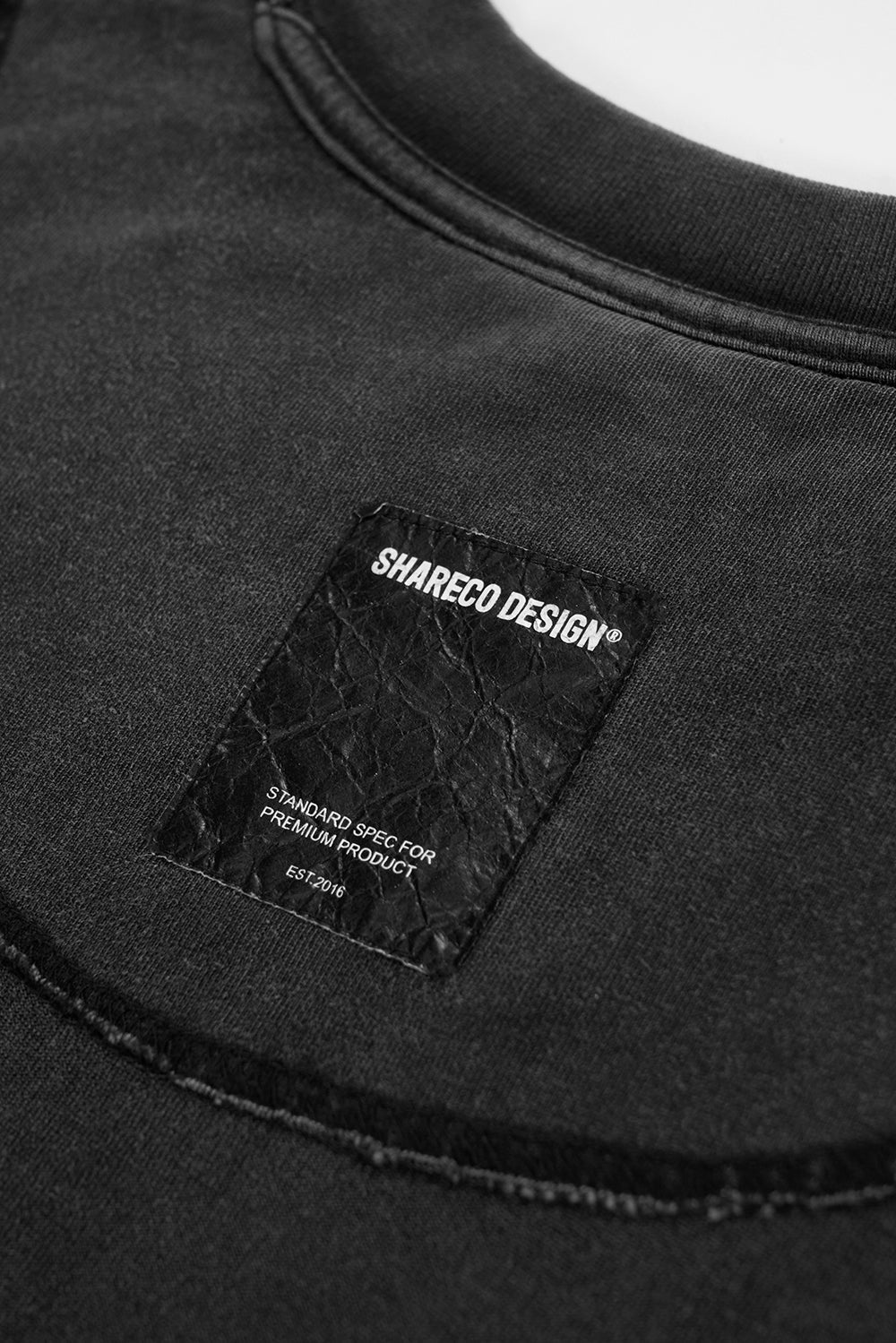 REVERSIBLE WASHED LONG SLEEVE TEE